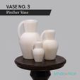 product-anthea-vases_03.jpg Anthea Mini Vases - Dollhouse Miniatures STL