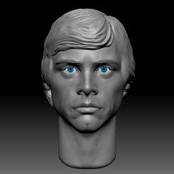 luke-1.jpg Luke Skywalker - Mark Hamill HeadSculpt 3D print model