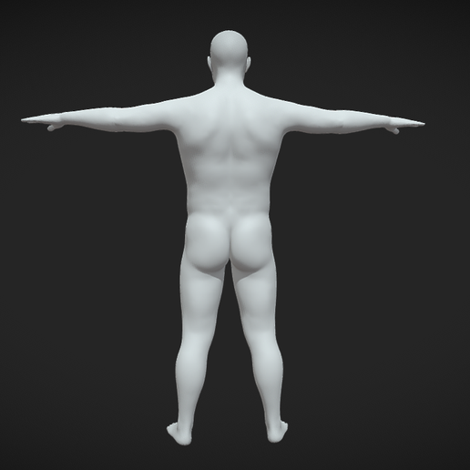3.png Base du corps de l'homme T-Pose