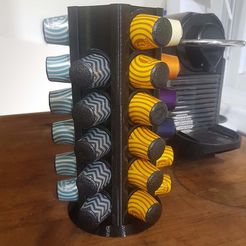 capsule_tower.jpg Archivo STL gratis Torre de cápsulas Nespresso・Plan imprimible en 3D para descargar