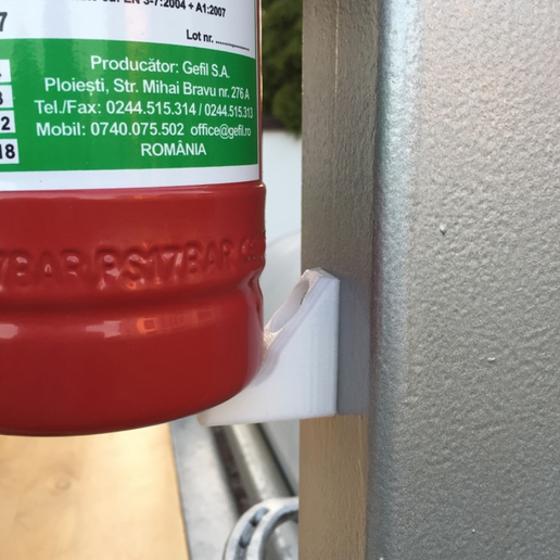 fire extinguisher holder 3D model preview
