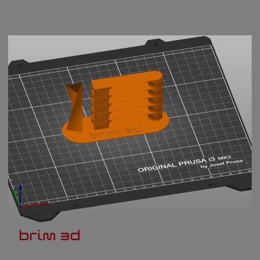 brim3d_01.jpg Free STL file Temperature calibration tower brim3d V2・3D printer design to download, brim3d