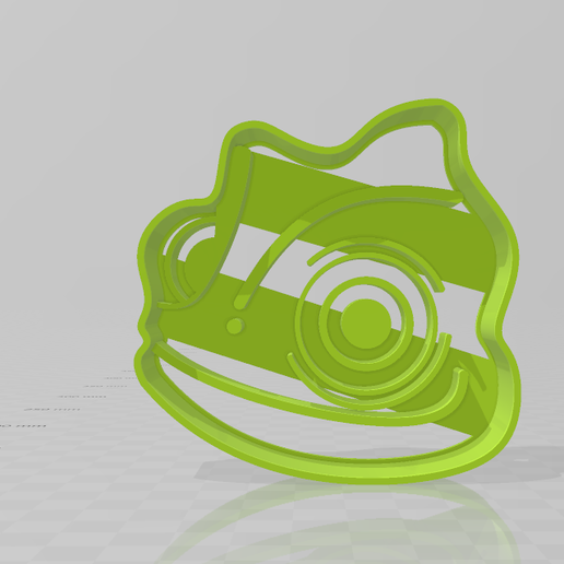 Tangled pascal cokie cutter - 3D model önizlemesi