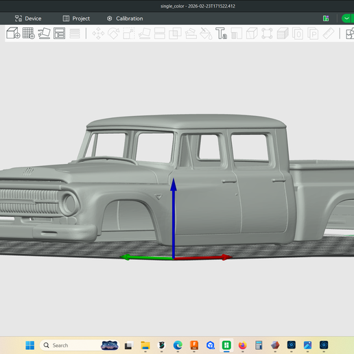 1966 International 1200 supercab, quadcab, shortbed, 4x4, hollow body, rc trucks, crawlers, scale model