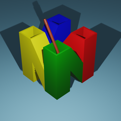 Portada-render.png STL file Nintendo 64 Pencil・3D printing template to download