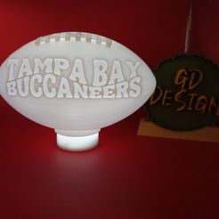 IMG_20231118_183701215.jpg Tampa Bay Buccaneers 3D WAVE NFL FOOTBALL TEALIGHT