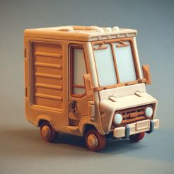 Jr_2_2.jpg Archivo STL gratis Piggy Van Jr.・Plan para descargar y imprimir en 3D