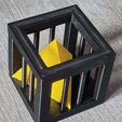 20210801_182716.jpg STL-Datei "Tetraeder im Gitter" Rätsel kostenlos・3D-druckbares Objekt zum herunterladen
