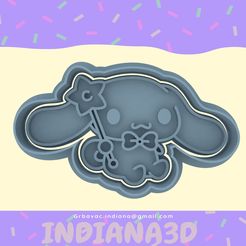 untitled.24.jpg Archivo STL CINAMONROLL CORTANTE・Objeto imprimible en 3D para descargar