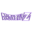 Dragon_Ball_Z_Logo.stl Dragon Ball Z Logo
