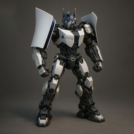 🎮 PlayStation 5 Sci-Fi Robot Optimus Prime toy・ STL File for 3D