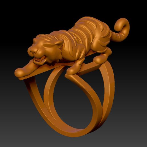 Tiger ring 3D model