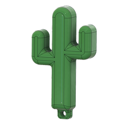 cactus.png STL-Datei CACTUS PORTE CLE key chain kostenlos・3D-Druck-Idee zum Herunterladen
