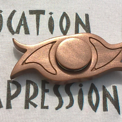 concours hs 1.png STL file Hand spinner copper・3D printable design to download