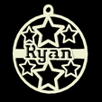 Ryan.png US Names Christmas Xmas Decoration