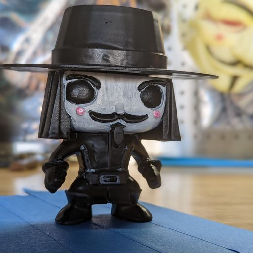 🎩 Funko Pop- V for Vendetta Оригинальный персонаж (в шляпе
