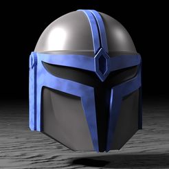 Simplicity_Staggared_Side.jpg Бесплатный STL файл Simplicity Mandalorian Helmet Бесплатный файл для 3D-печати・Шаблон для 3D-печати для загрузки