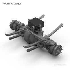 1.jpg Télécharger fichier STL Essieu avant MK.1 • Modèle pour imprimante 3D, MrPaulM
