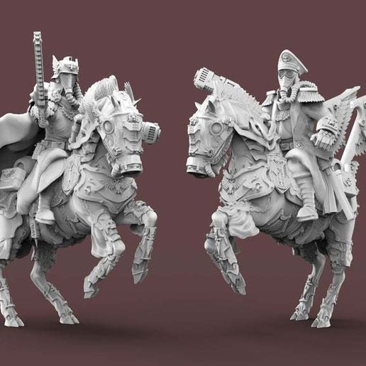 Expendable Brigade Officers/Commisars 3D model