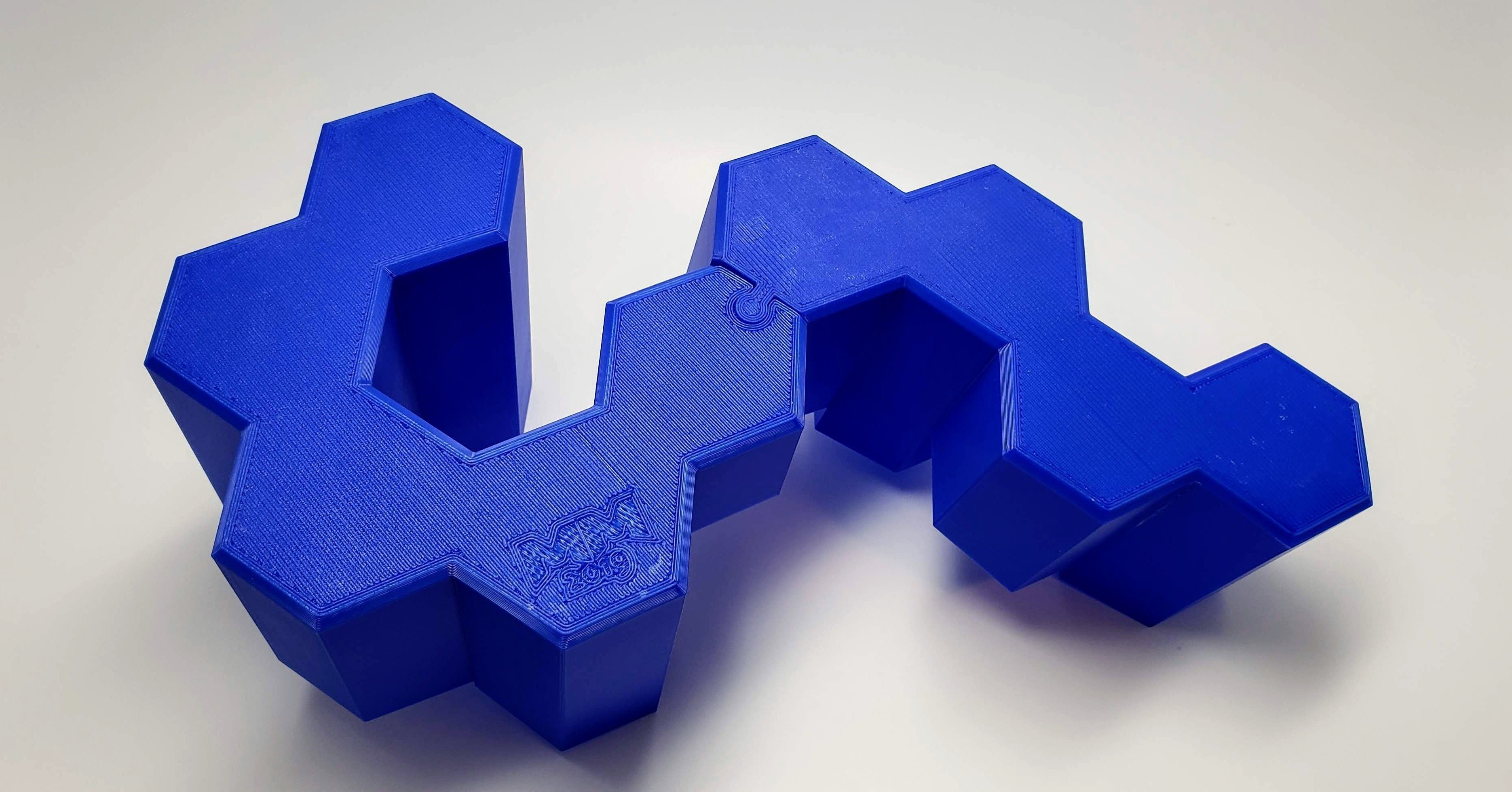 Download STL file Hex Desk Snake • Template to 3D print ・ Cults