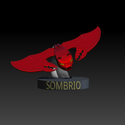 sombrio-frente.png OBJ file Sombrio - Sky-shadow・3D print design to download