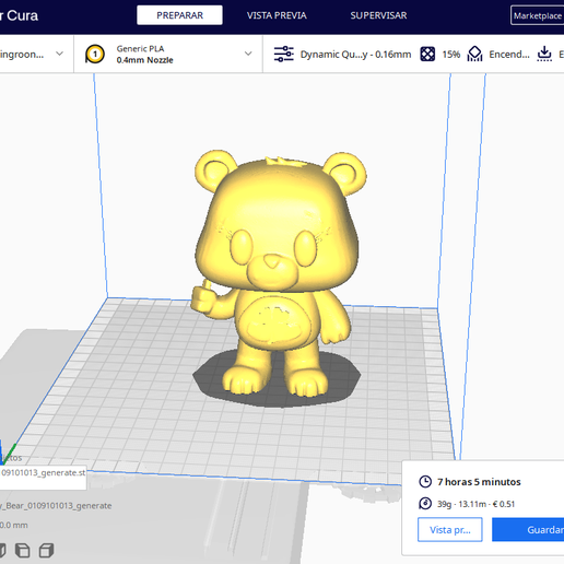 Lucky Bear 3D model