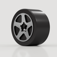 2.1.png HotWheels (Hot Wheels) - 5 Spoke (5SP) Wheel -  FREE DOWNLOAD (STL FILE)