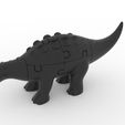 Ankylosaurus_.572.jpg Modular Ankylosaurus Dinosaur 3D Puzzle | Interchangeable Parts | 3D Printable STL Model