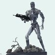 S-81.jpg Terminator T-800 Endoskeleton Salvation Diorama T2 Improved Version