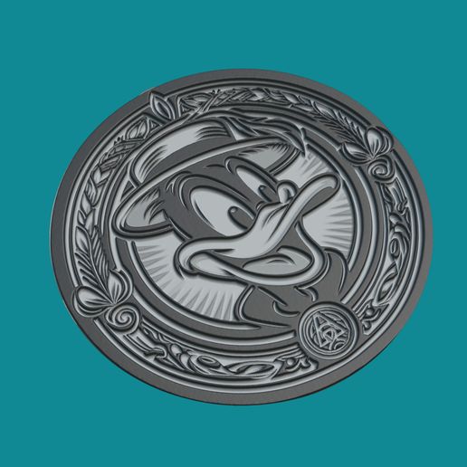 a_152.jpg Daffy Duck Print Model Daffy Duck Medallion Daffy Duck Wall Decor