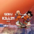 Goku-vs-Krillin-01.jpg GOKU VS KRILLIN SCULPTURE - SEKAI 3D MODELS - TESTED AND READY FOR 3D PRINTING