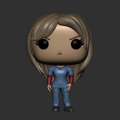01.jpg Fichier STL Funko - Meredith Grey・Plan pour imprimante 3D à télécharger