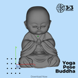 6.png Yoga Pose Buddha for Happiness - Set of 4