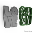0005-Love.png Love Cookie Cutter 0005