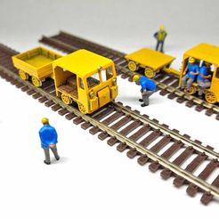 SP01.jpg STL file N Scale Speeder and Wagons・3D print design to download