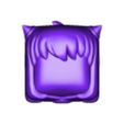 anya_noface_keycap_by_hiko.stl STL file Spy x Family Keycaps - Mechanical Keyboard・3D printer design to download