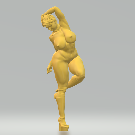 Katrina.png 3D file Katrina Athletic Curvy Model in Sexy Socks・3D printing idea to download, voody