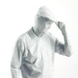 IMG_0214.JPG Old Man with Hat [Low Poly Figure]