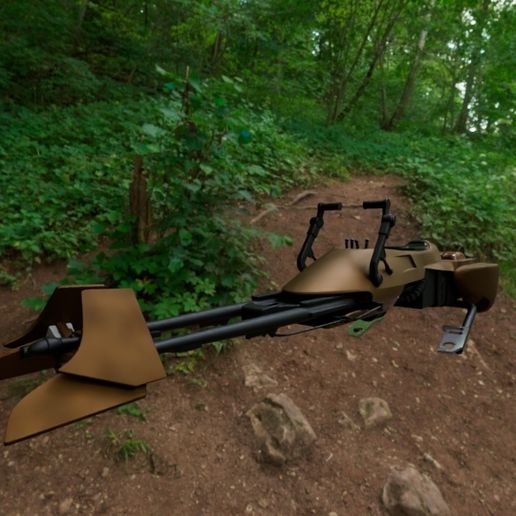 特撮 STAR WARS Imperial AT-ST & Speeder Bike Amazon.com: Star Wars Power of the Jedi IMPERIAL AT-ST SCOUT