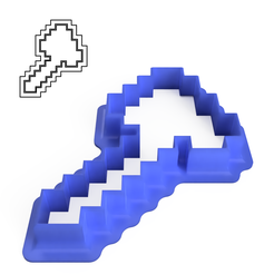 Axe-1.png Archivo STL Cortador de galletas Minecraft Axe・Modelo de impresora 3D para descargar