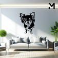 Civet-Body.png Wall silhouette - Dogs Body
