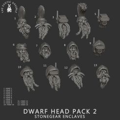 Parts-List-Dwarf-Head-Pack-2.jpg Dwarf Head Pack 2