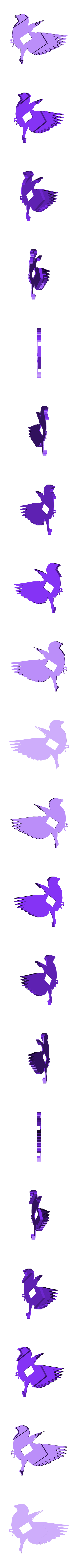 Dove lightswitch.stl Крышка выключателя освещения Dove