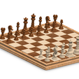 Chessboard-2.png Chessboard and pieces (FIDE standard)