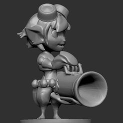 ZBrush-Document2.jpg Archivo STL Tristania LOL・Objeto imprimible en 3D para descargar