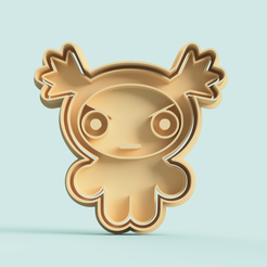 garu-pucca-cookie-cutter-3d-model-stl-file.png garu cookie cutter cutting mold