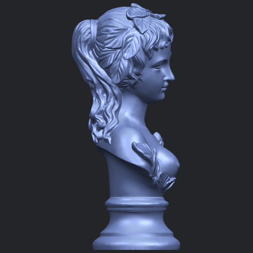 12_Bust_of_Venus_80mmB09.png Free 3D file Bust of Venus・3D print model to download, GeorgesNikkei