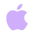 019-Logo apple.stl CACHIMBA / SHISHA "Apple" Mouthpiece