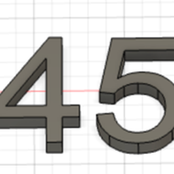 Numbers inspired by Number Lore by TypQxQ, Download free STL model