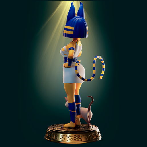 Preview7.png Ankha Animal Crossing 3D-Druck Modell